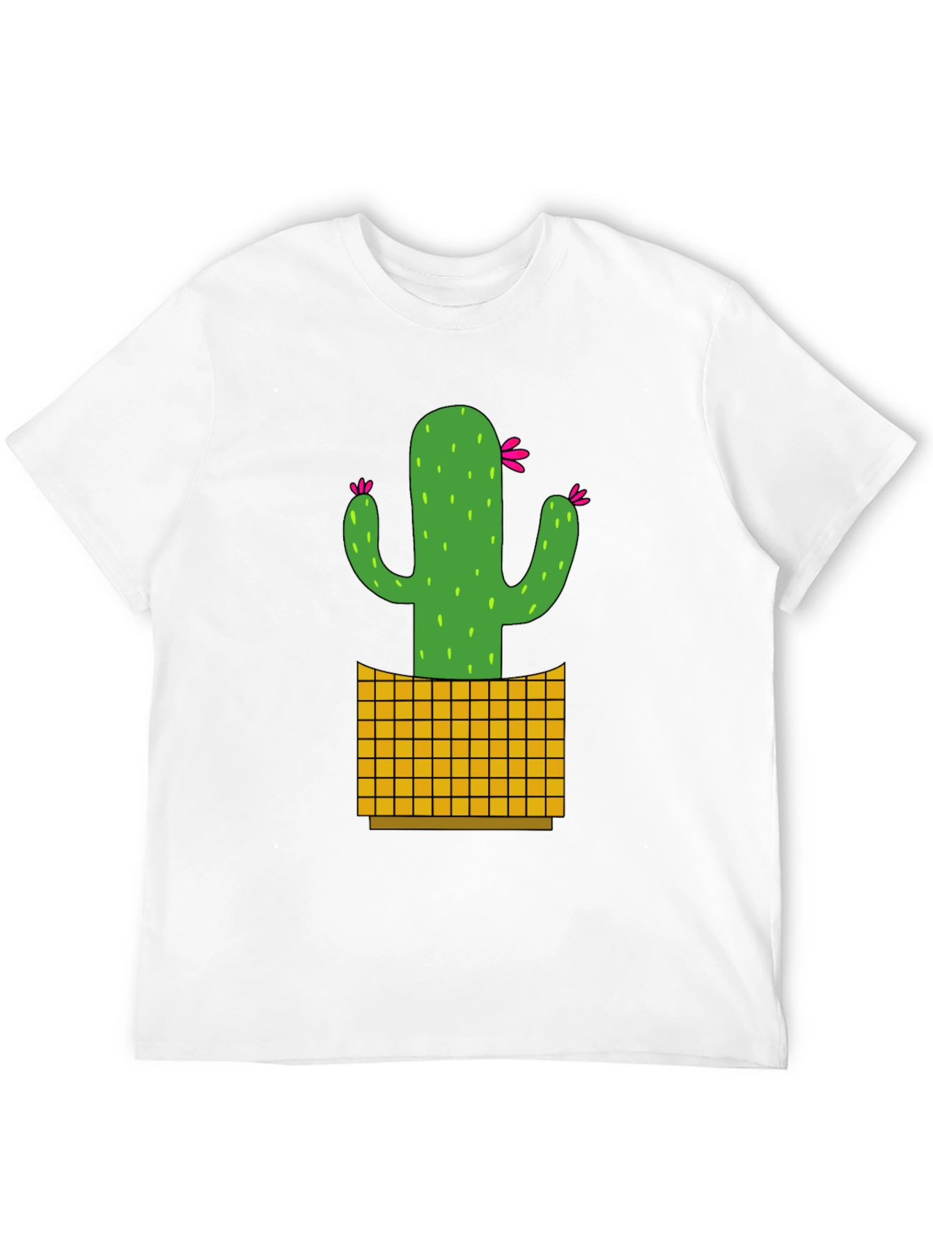 Cactus Graphic Tee - Black Casual Shirt