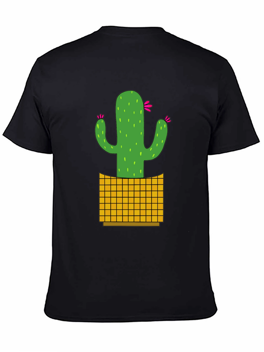 Cactus Graphic Tee - Black Casual Shirt