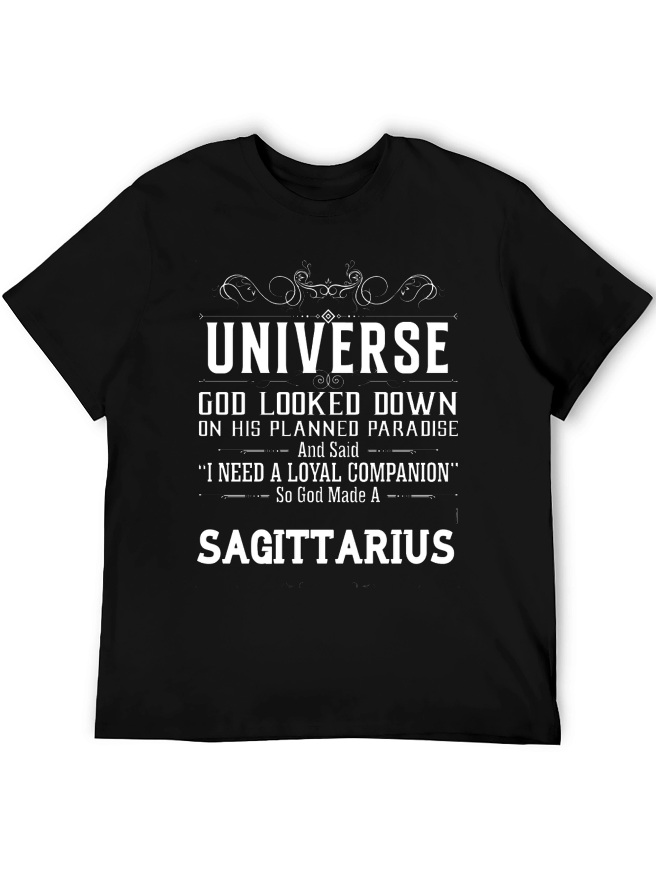 Sagittarius Zodiac T-Shirt Loyal Companion Tee