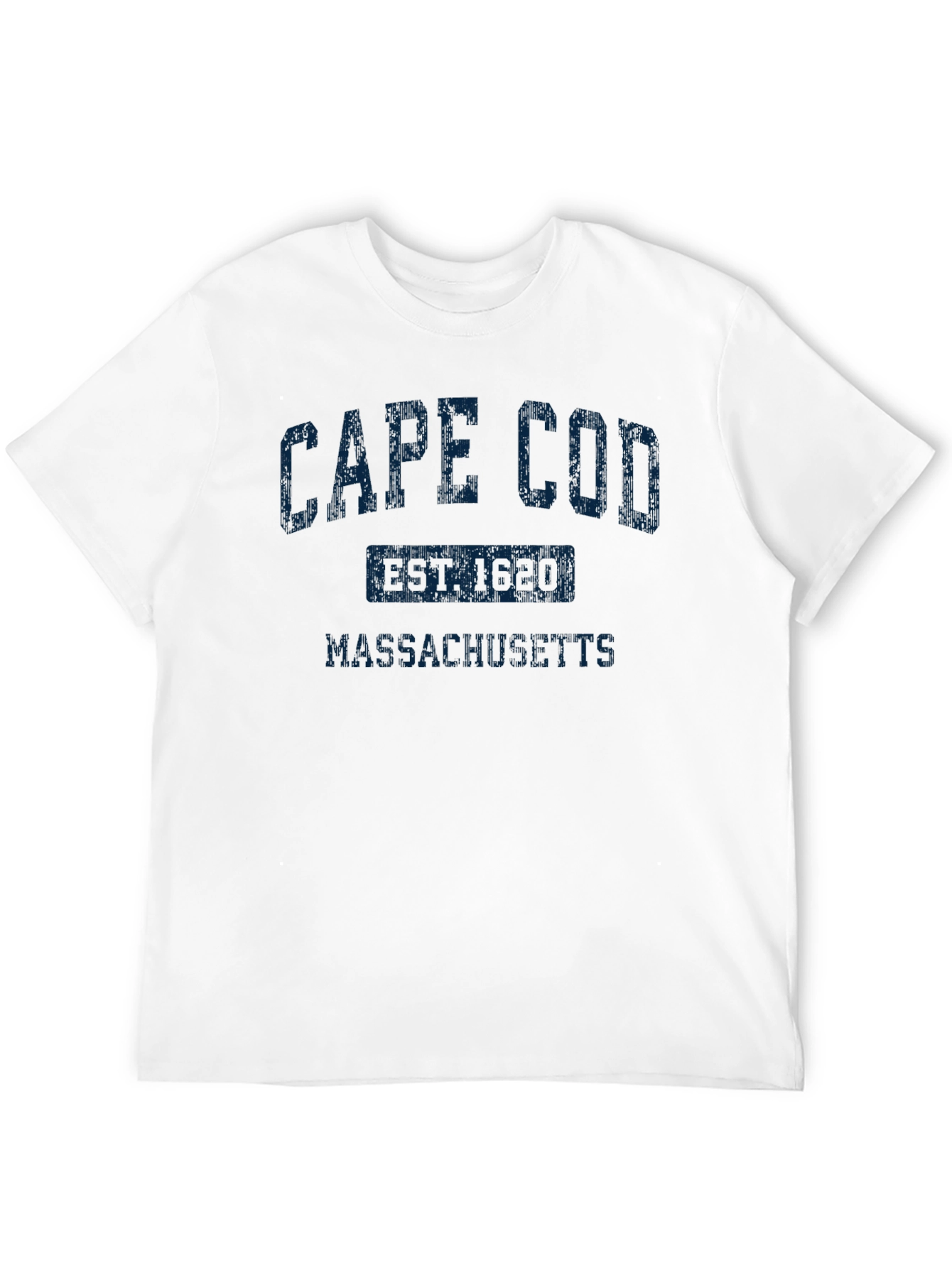Cape Cod Massachusetts Est. 1620 Black T-Shirt