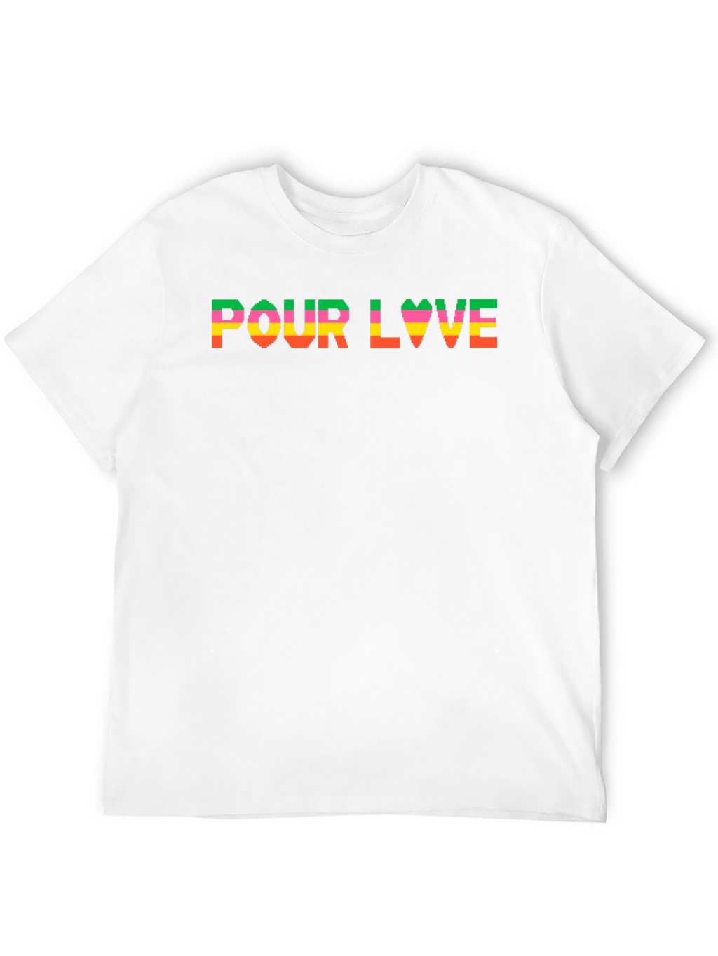 Pour Love T-Shirt - Black - Fun Graphic Tee