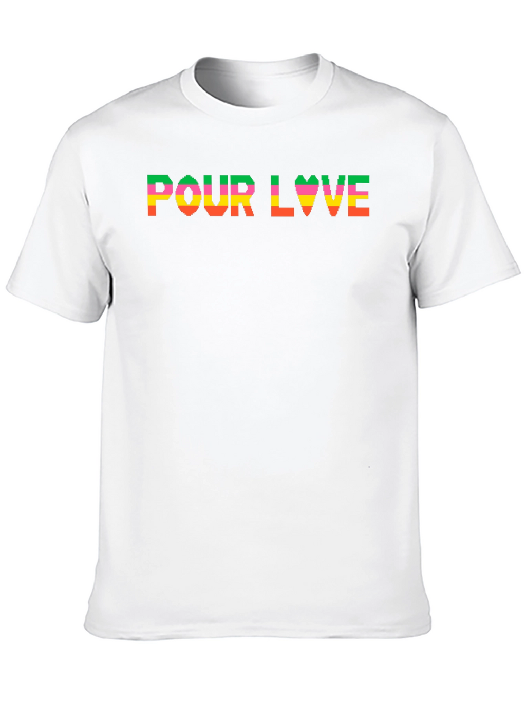 Pour Love T-Shirt - Black - Fun Graphic Tee