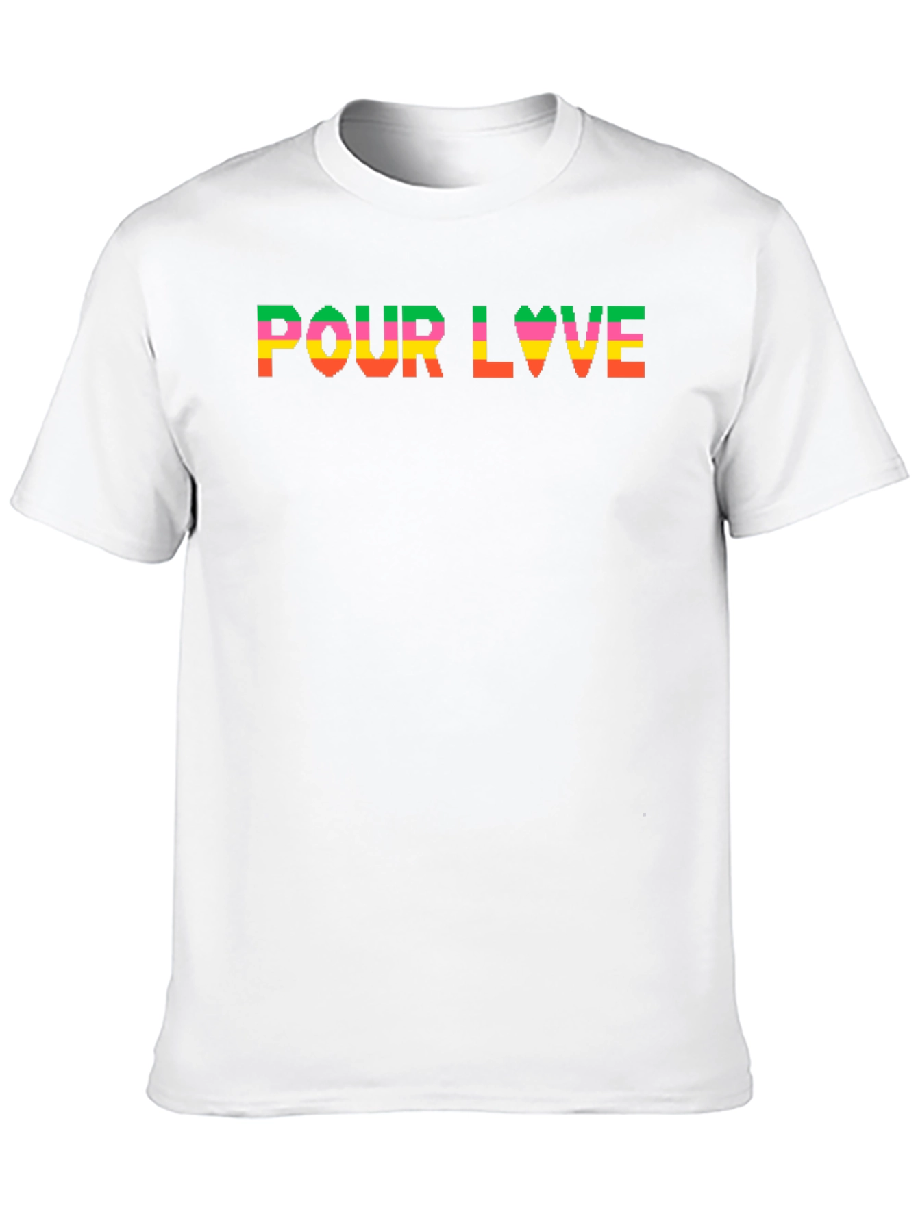 Pour Love T-Shirt - Black - Fun Graphic Tee