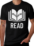 Read Black Graphic T-Shirt Book Lover Tee