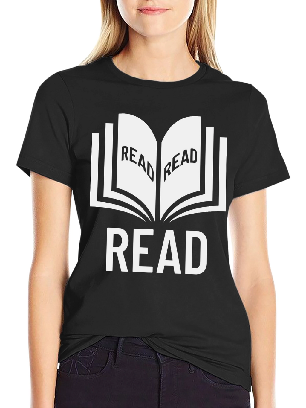Read Black Graphic T-Shirt Book Lover Tee