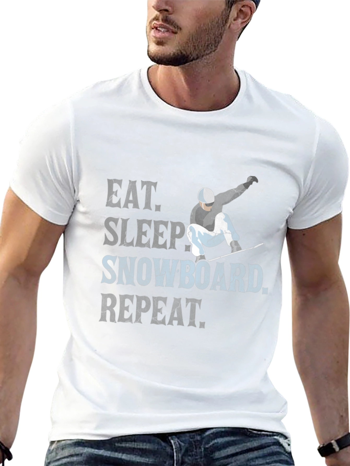 Eat Sleep Snowboard Repeat T-Shirt
