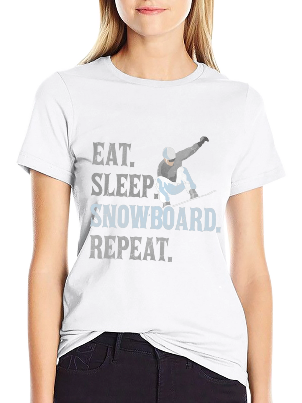Eat Sleep Snowboard Repeat T-Shirt