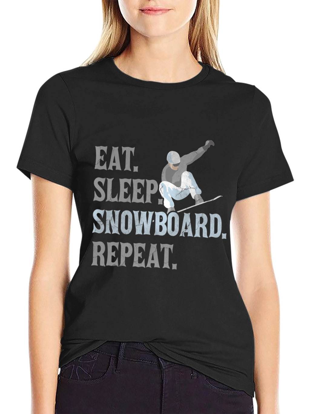 Eat Sleep Snowboard Repeat T-Shirt