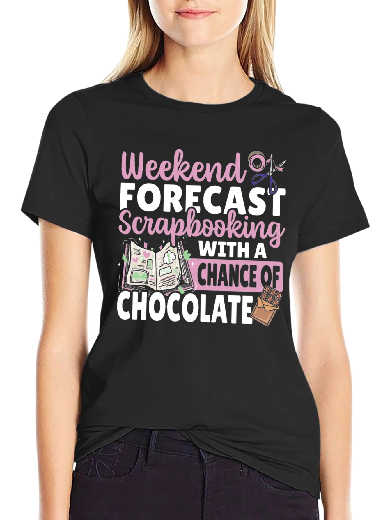 Weekend Scrapbooking & Chocolate T-Shirt