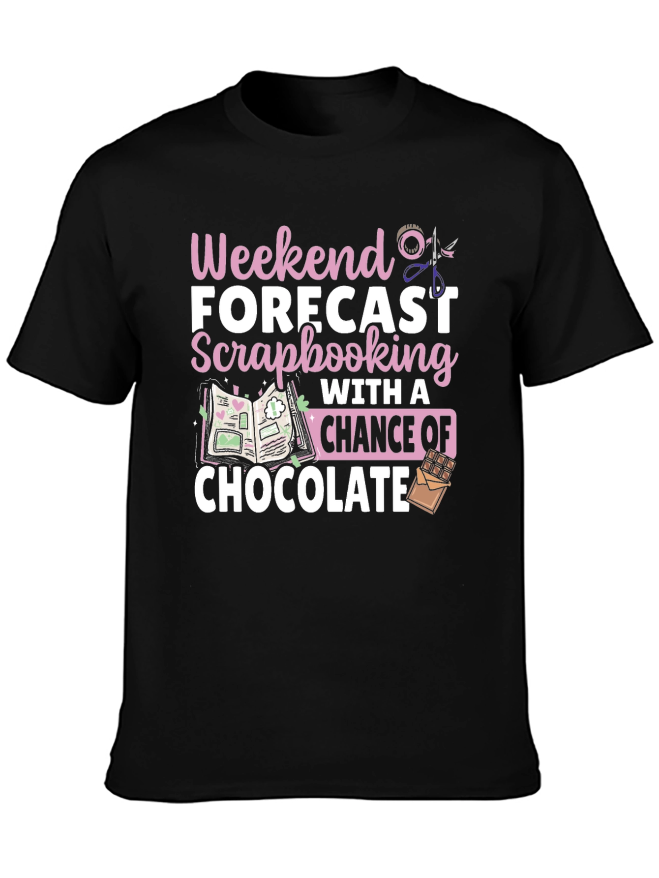 Weekend Scrapbooking & Chocolate T-Shirt