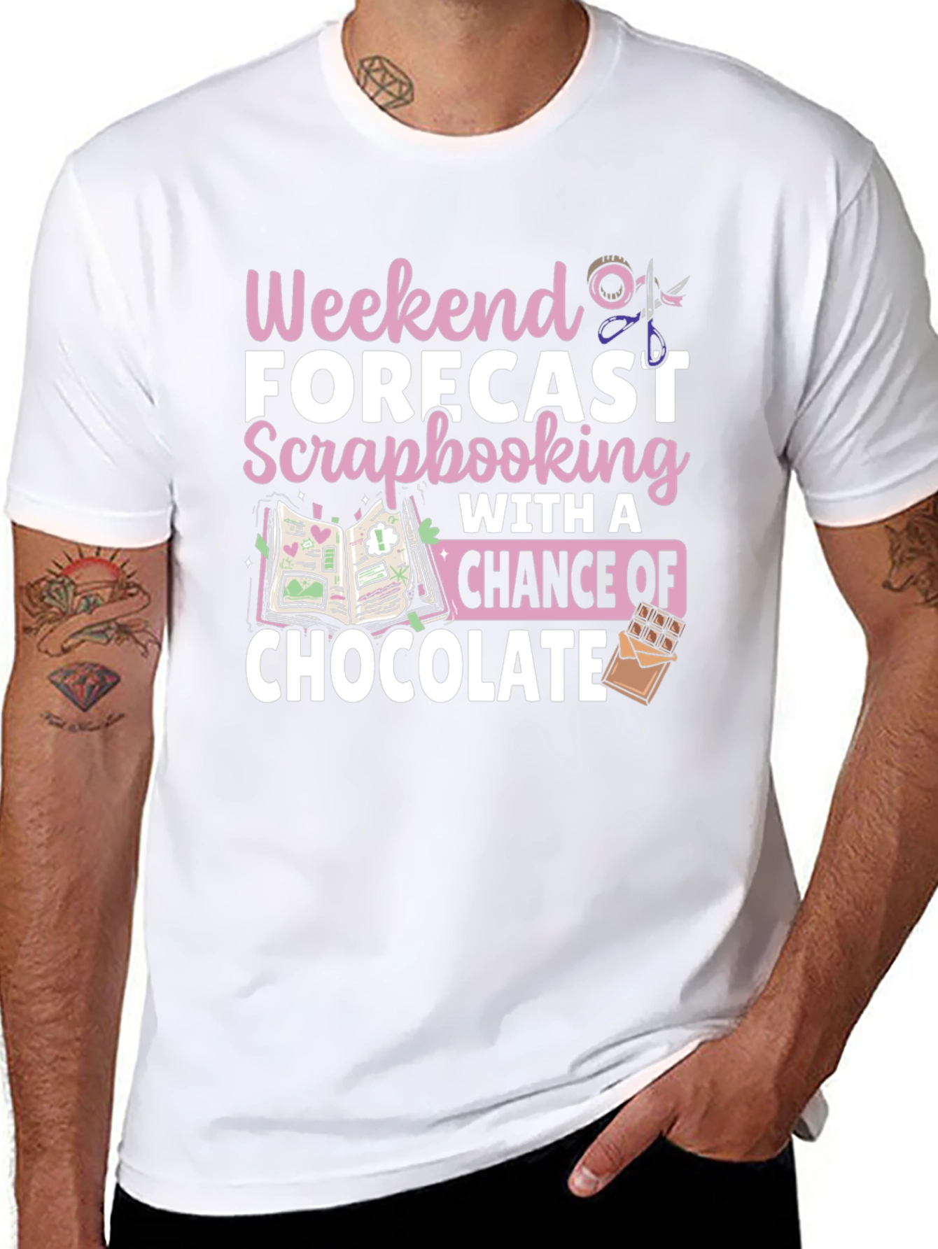 Weekend Scrapbooking & Chocolate T-Shirt