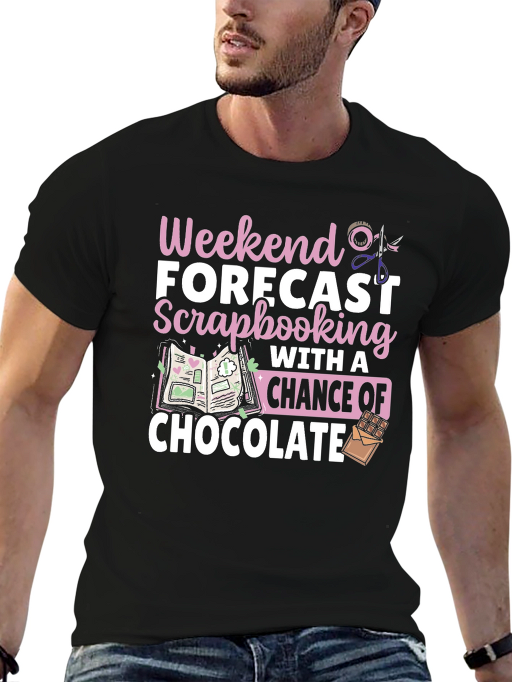 Weekend Scrapbooking & Chocolate T-Shirt