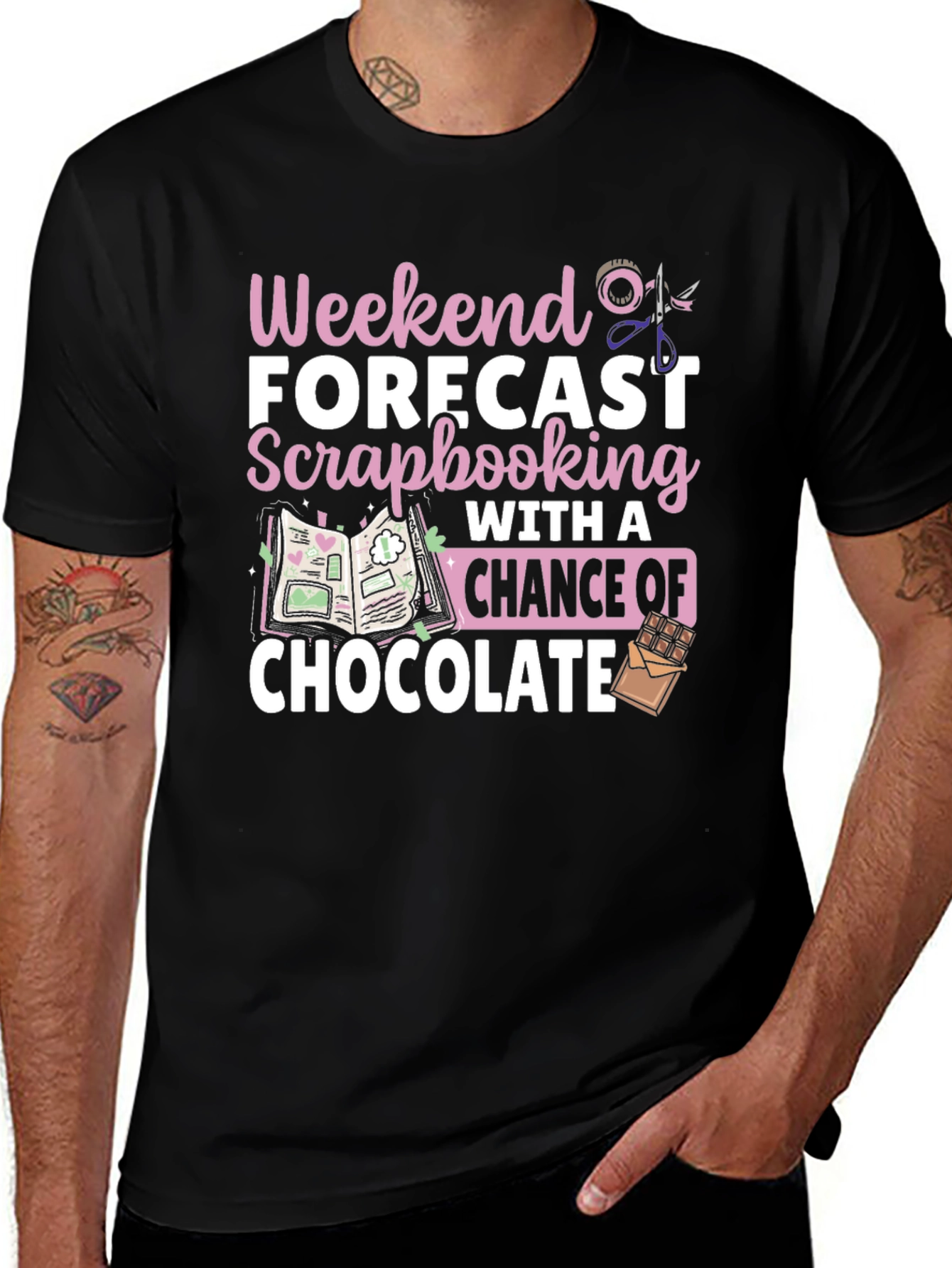 Weekend Scrapbooking & Chocolate T-Shirt