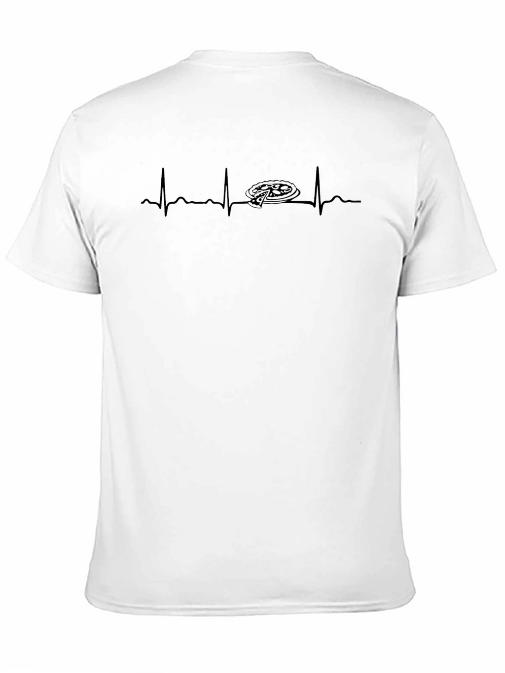 Pizza Heartbeat T-Shirt - Mens Graphic Tee