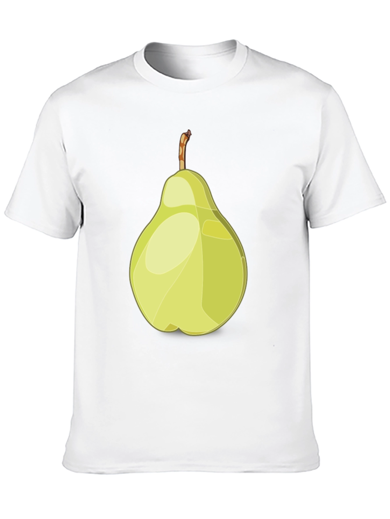 Pear Graphic Black T-Shirt