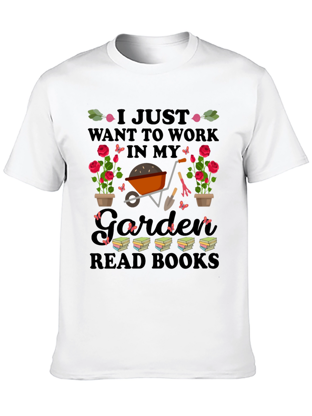 Gardening & Reading T-Shirt