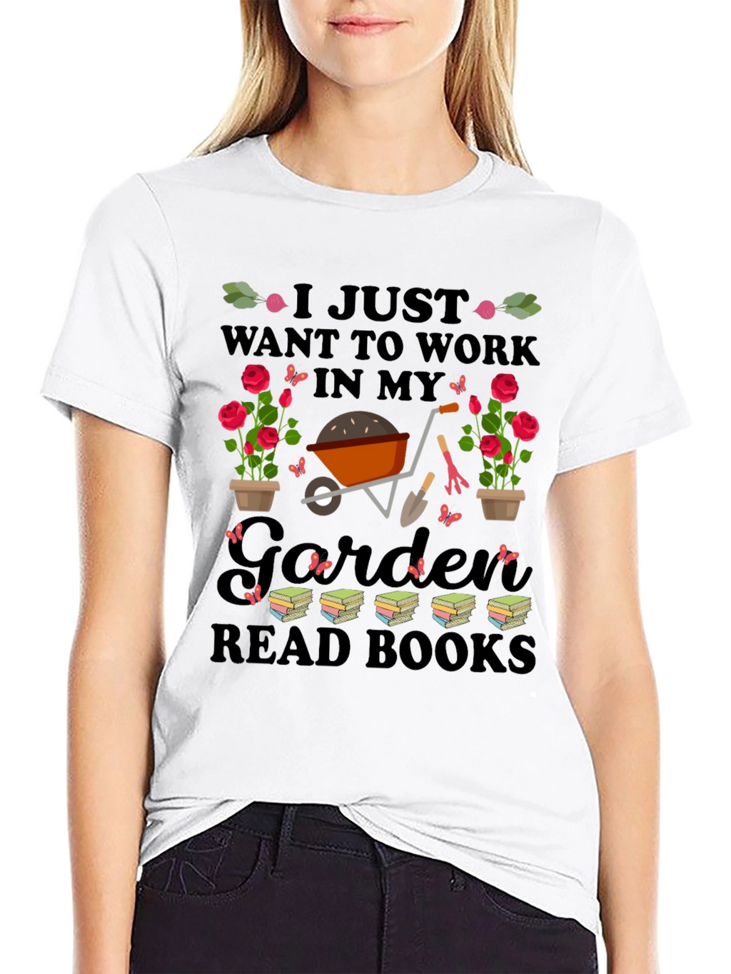 Gardening & Reading T-Shirt