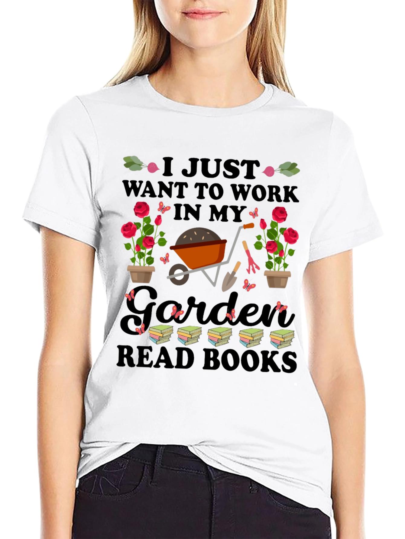 Gardening & Reading T-Shirt