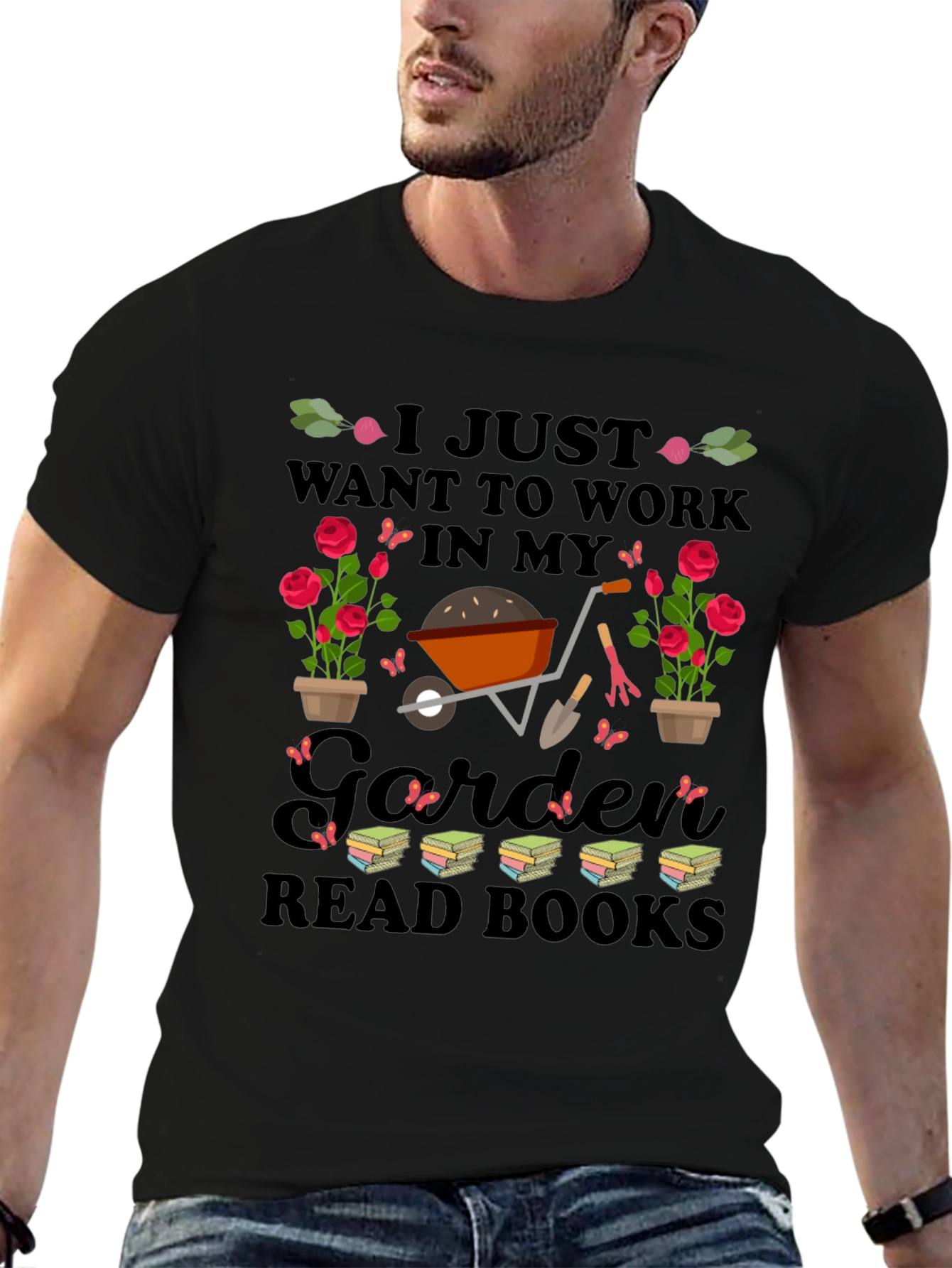 Gardening & Reading T-Shirt