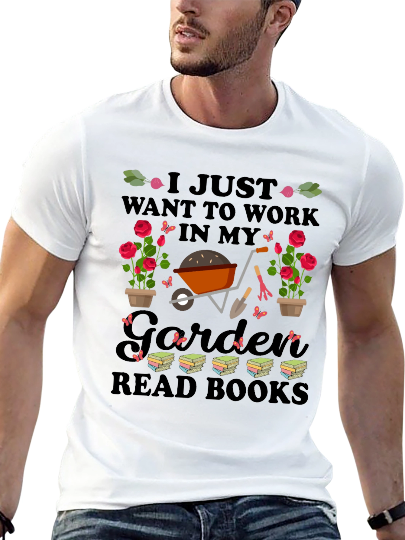Gardening & Reading T-Shirt