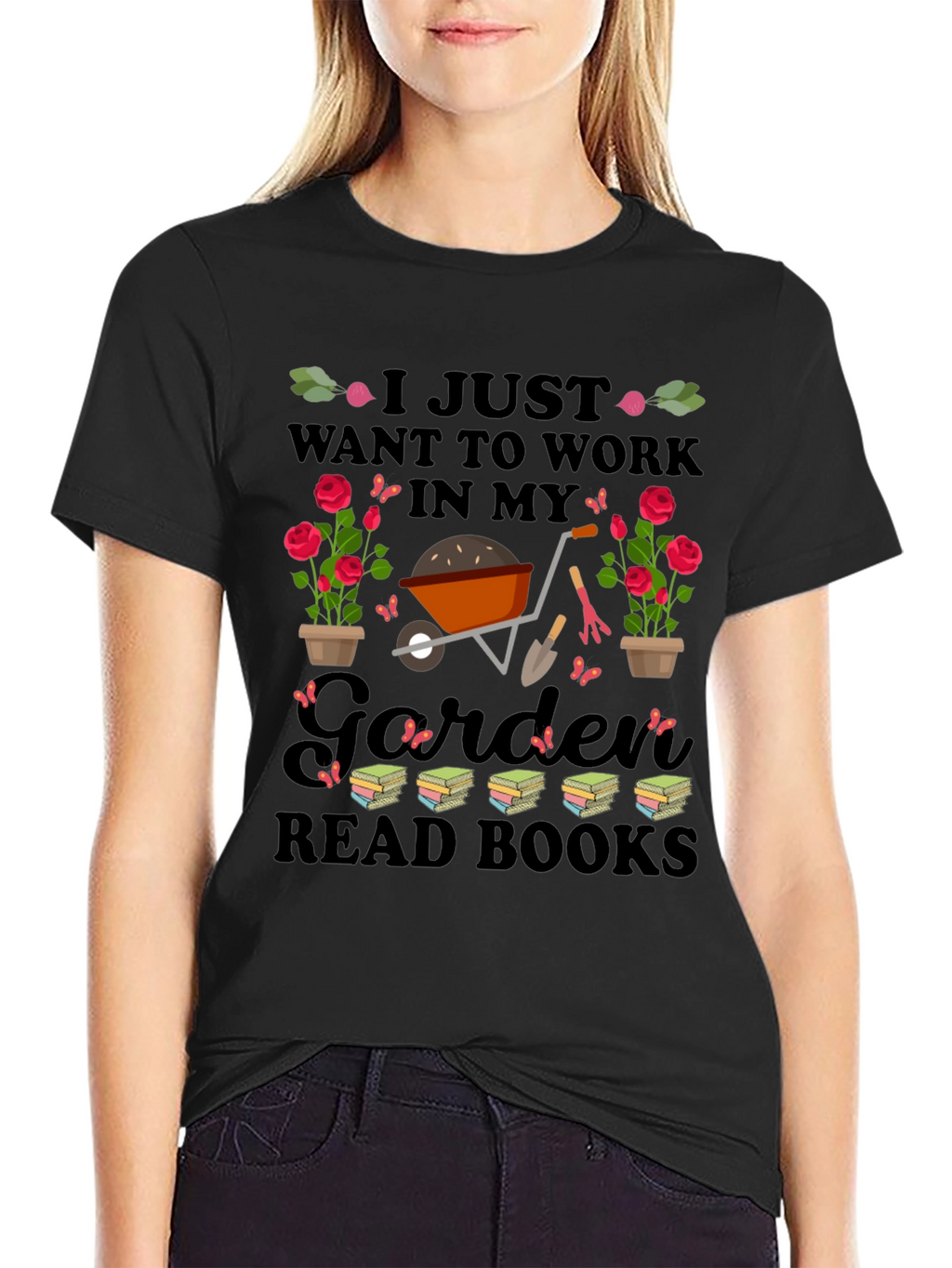 Gardening & Reading T-Shirt