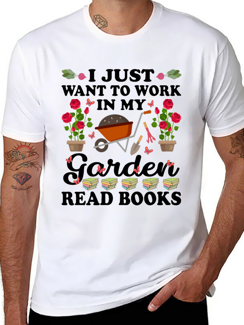 Gardening & Reading T-Shirt