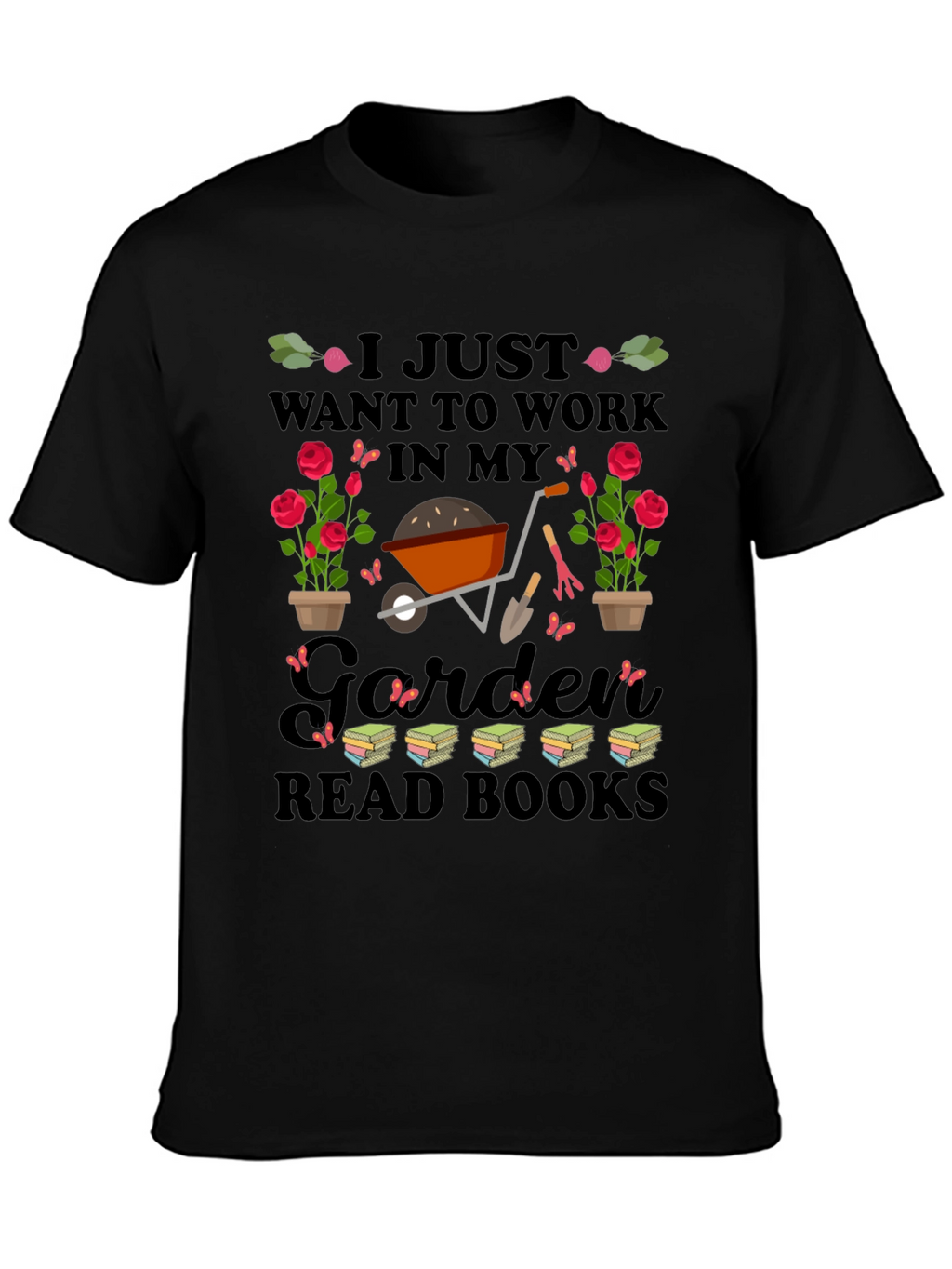 Gardening & Reading T-Shirt