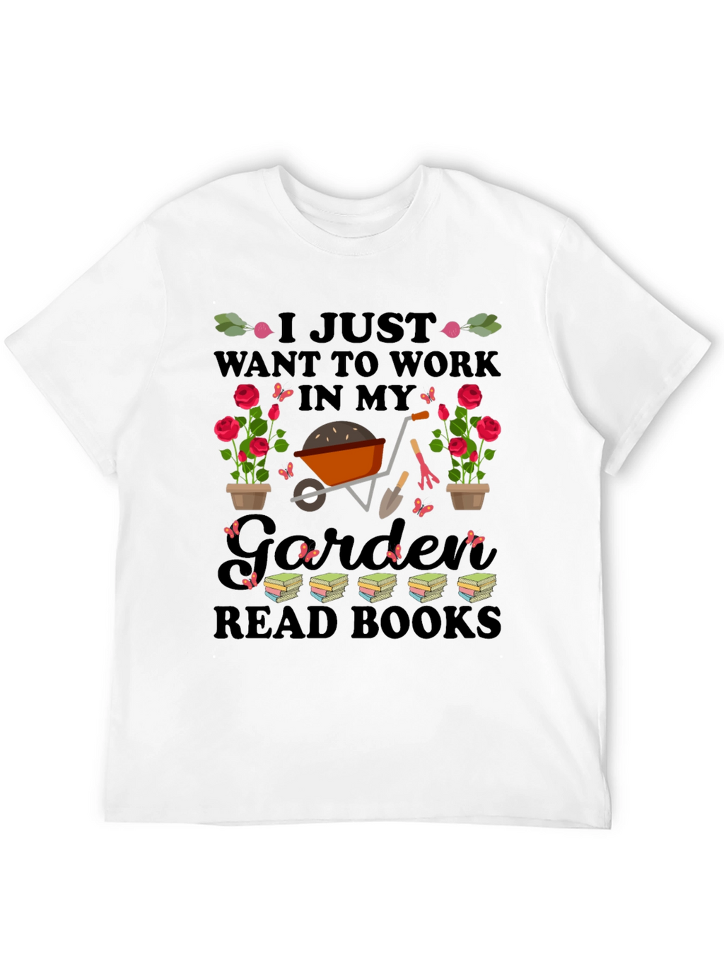 Gardening & Reading T-Shirt