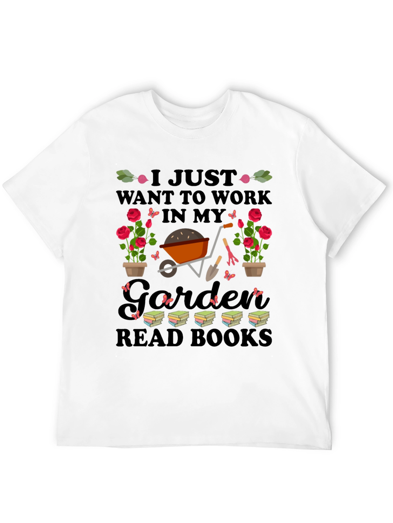Gardening & Reading T-Shirt