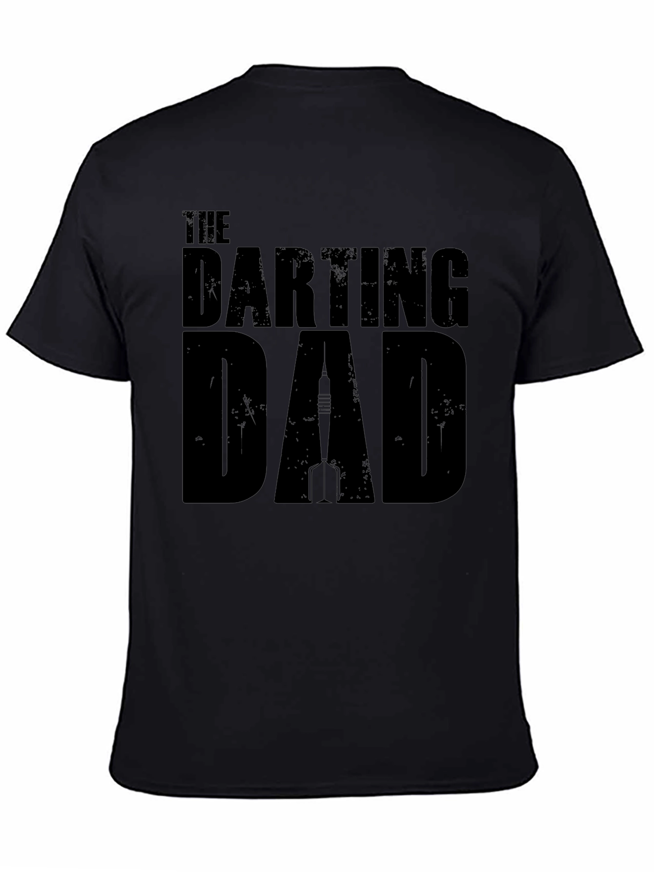 The Darting Dad T-Shirt - Black