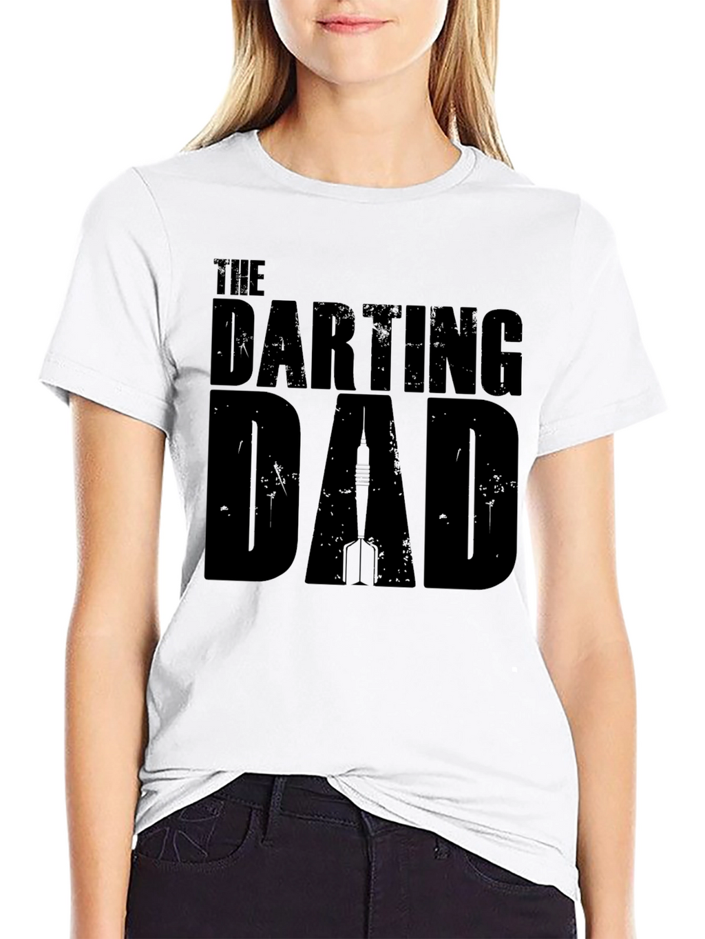 The Darting Dad T-Shirt - Black
