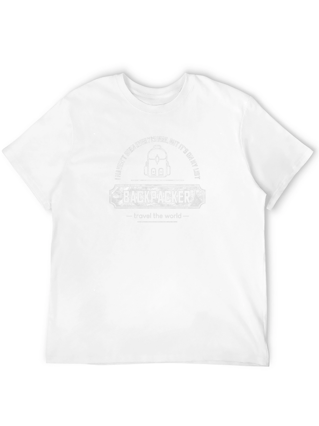 Backpacker Travel T-Shirt - Adventure Awaits!