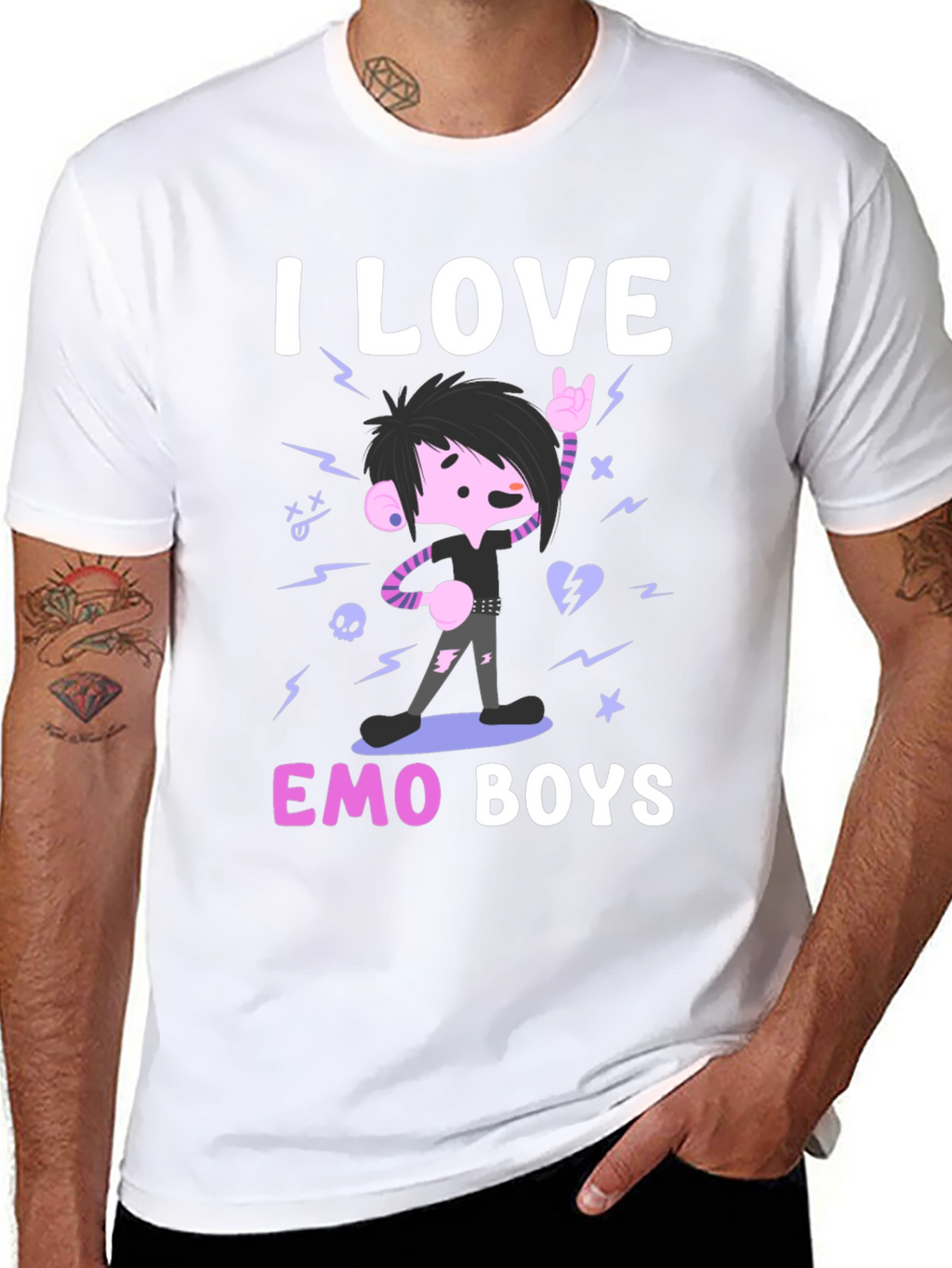I Love Emo Boys T-Shirt
