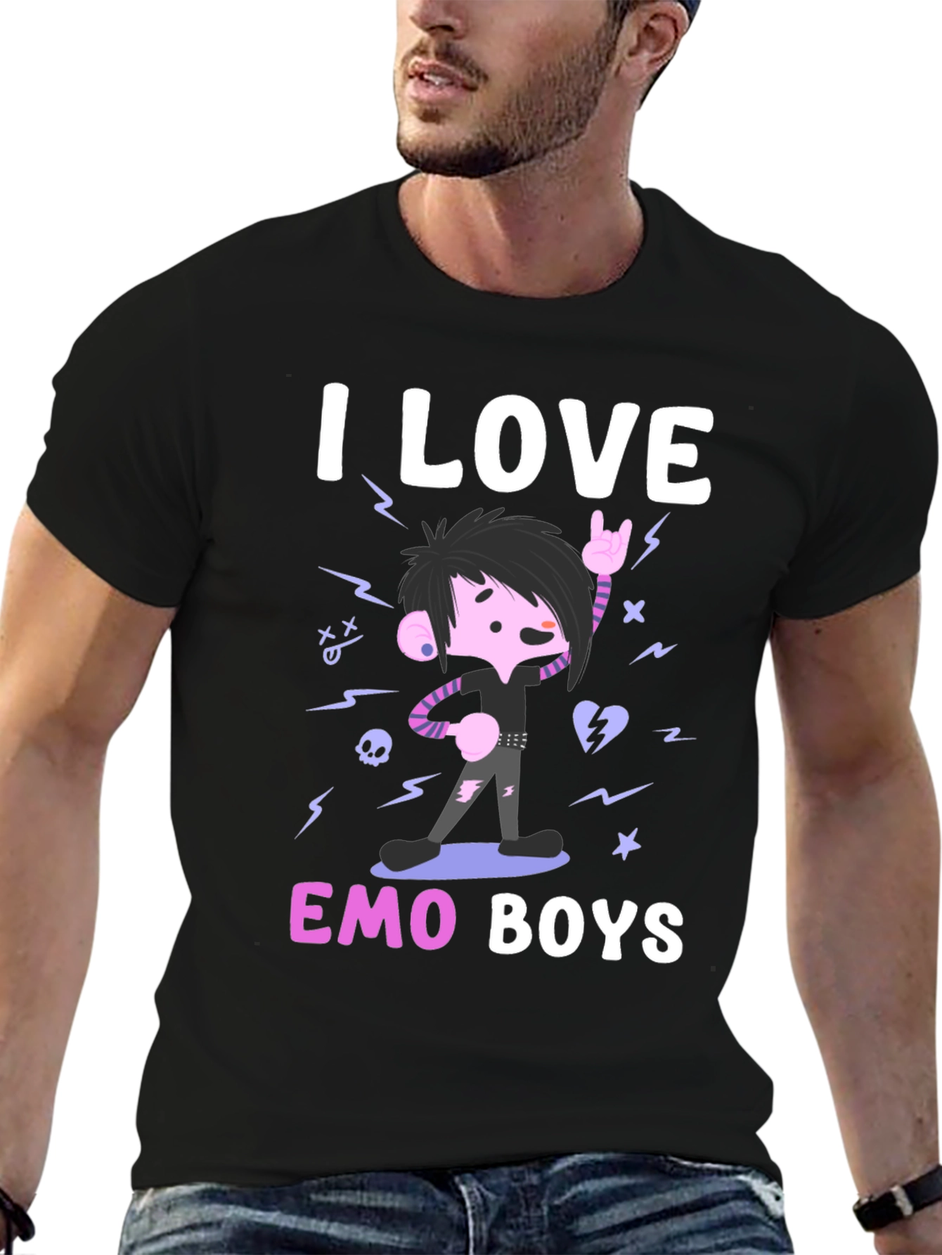 I Love Emo Boys T-Shirt