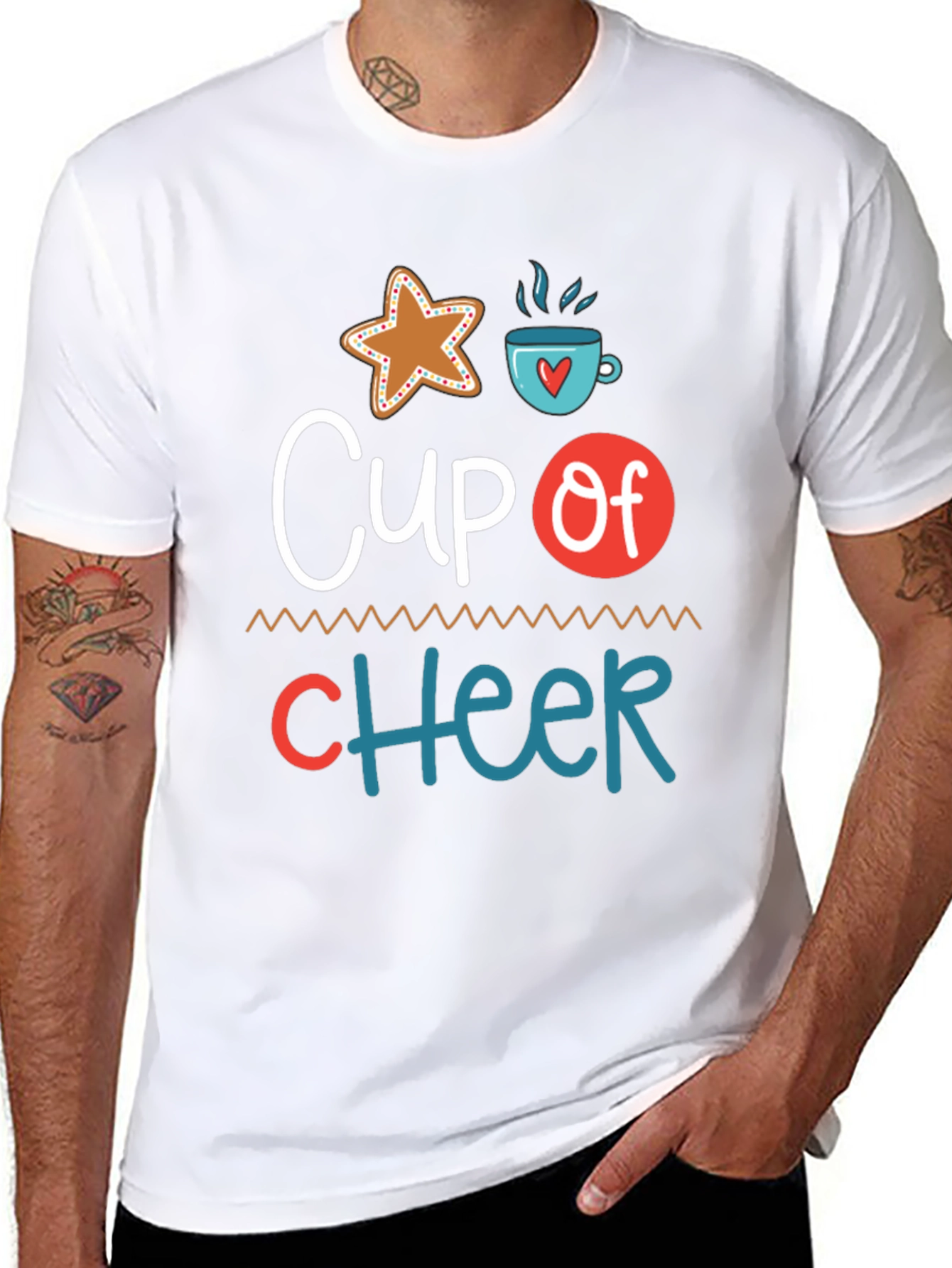Cup of Cheer Graphic T-Shirt