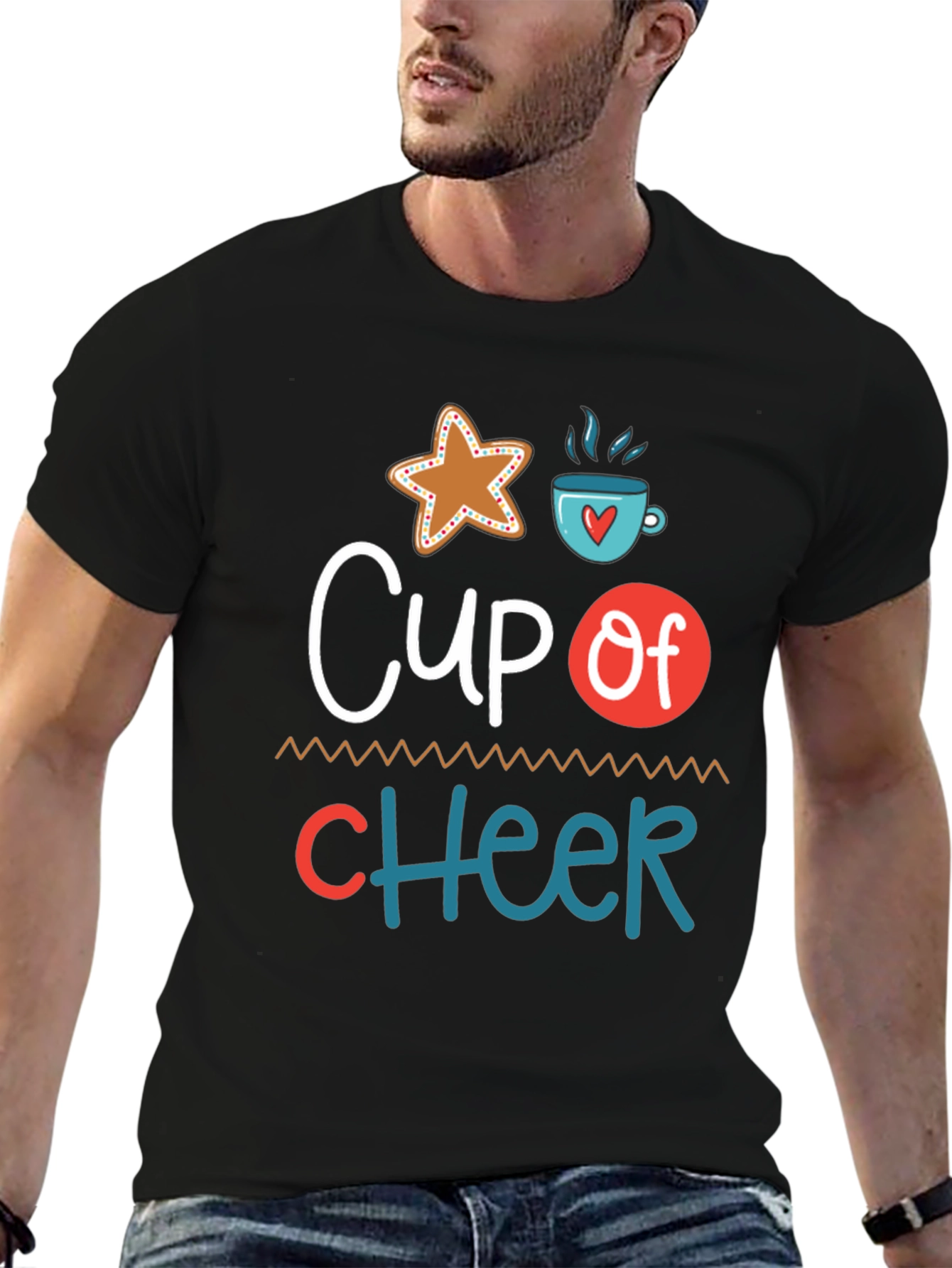 Cup of Cheer Graphic T-Shirt
