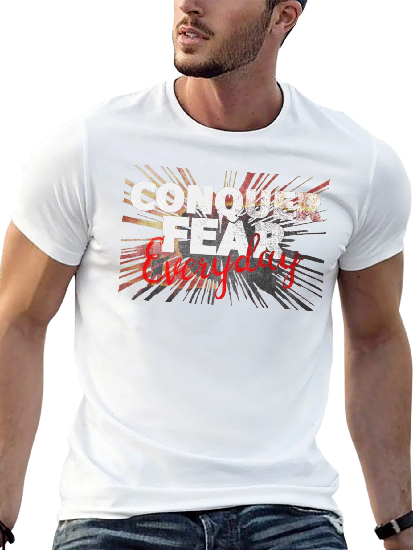 Conquer Fear Everyday Graphic T-Shirt