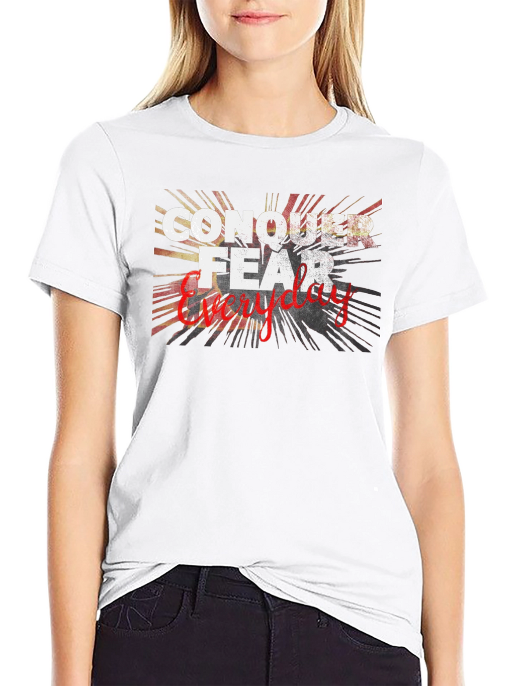 Conquer Fear Everyday Graphic T-Shirt