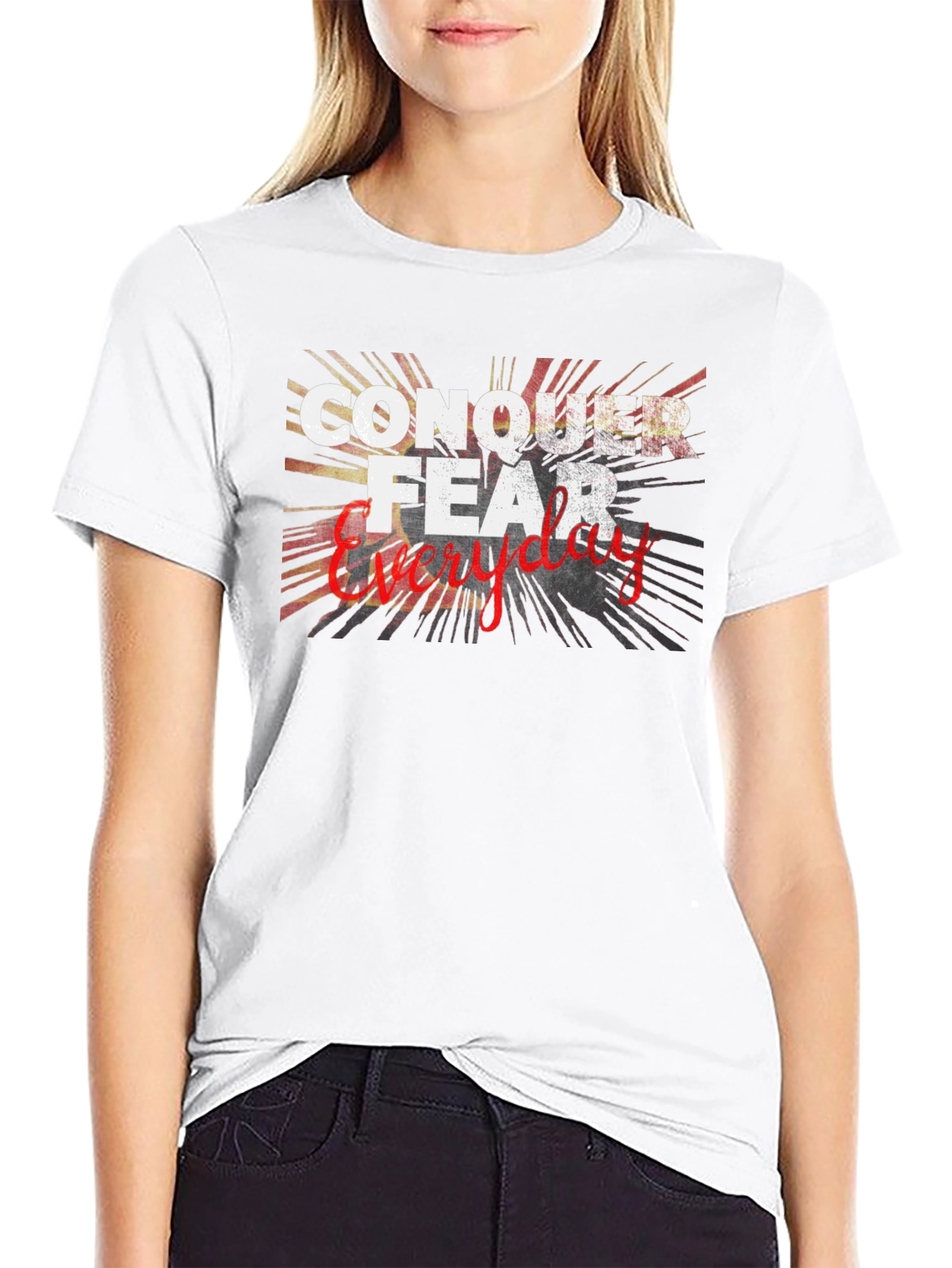 Conquer Fear Everyday Graphic T-Shirt
