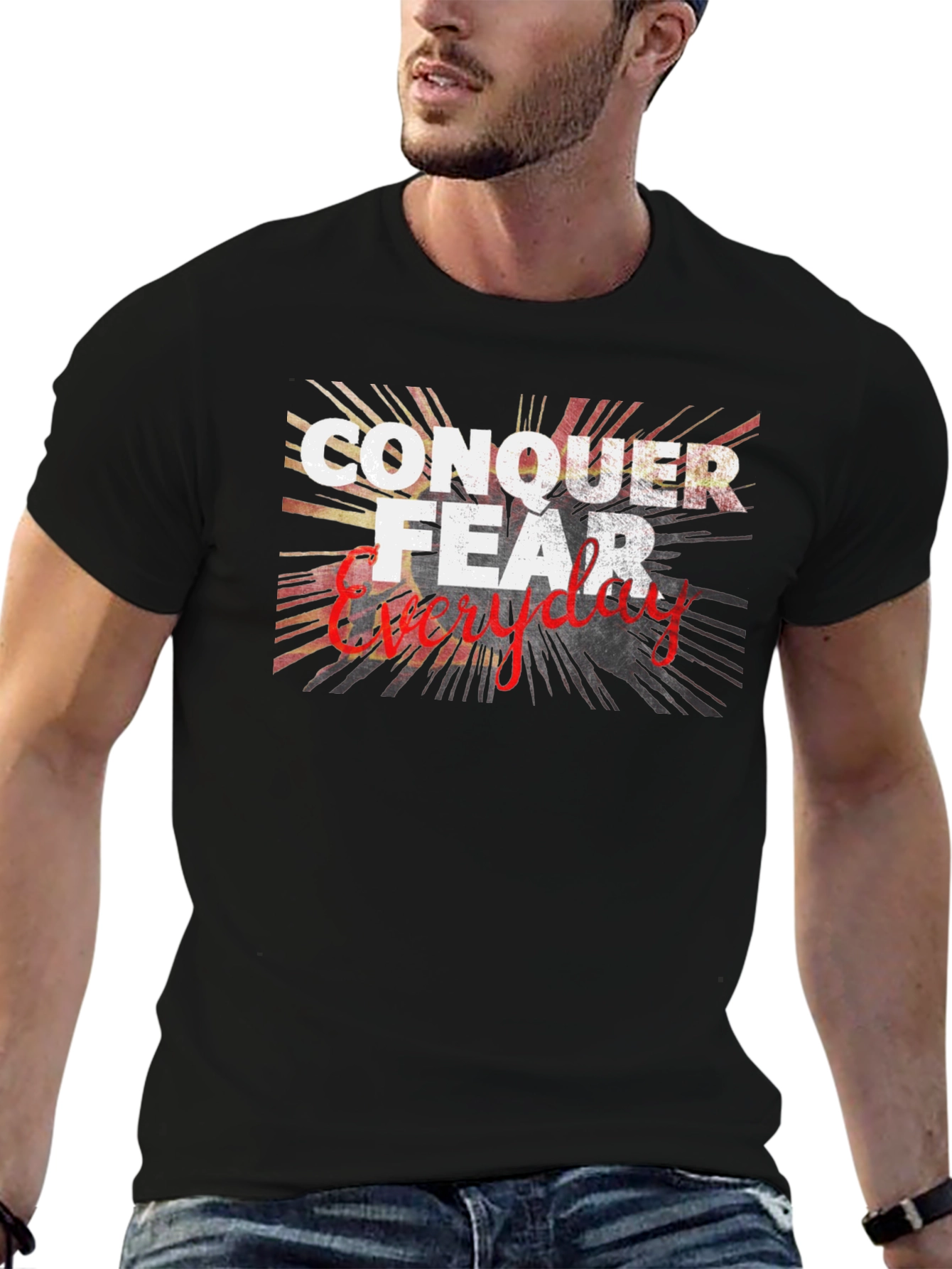 Conquer Fear Everyday Graphic T-Shirt