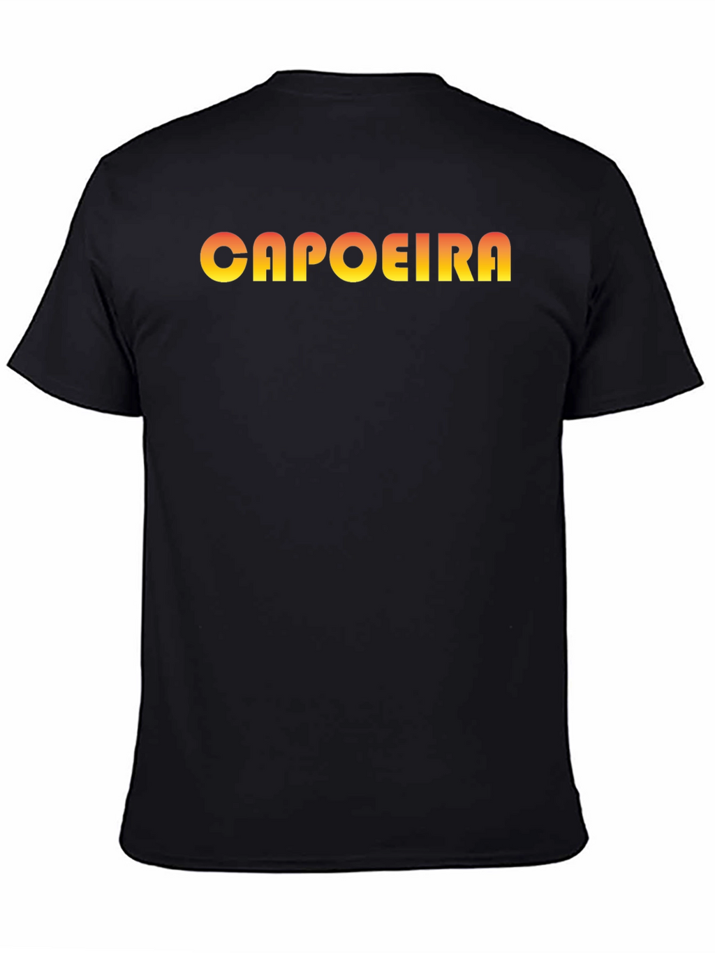 Capoeira Graphic Tee - Black Cotton T-Shirt