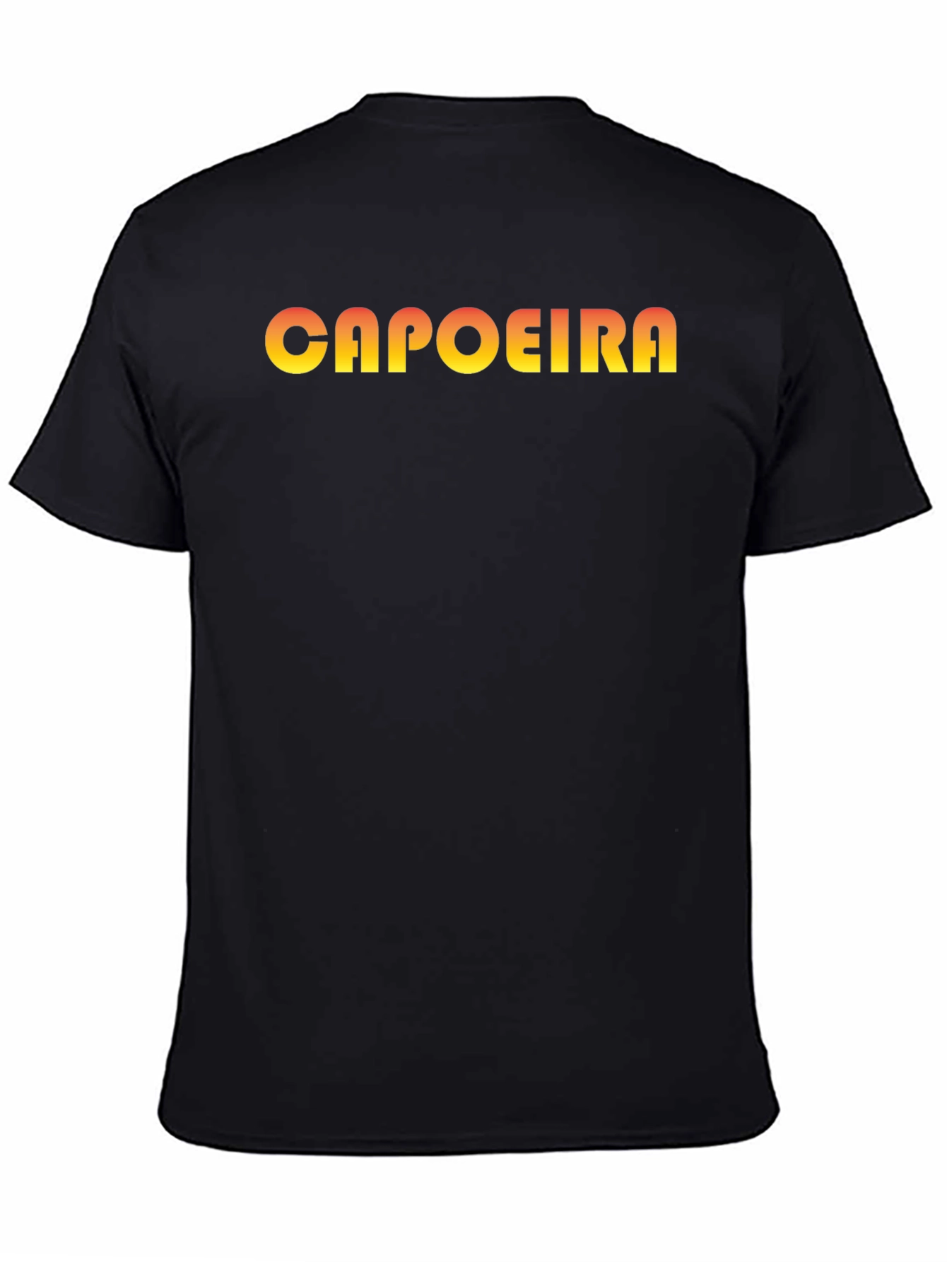 Capoeira Graphic Tee - Black Cotton T-Shirt