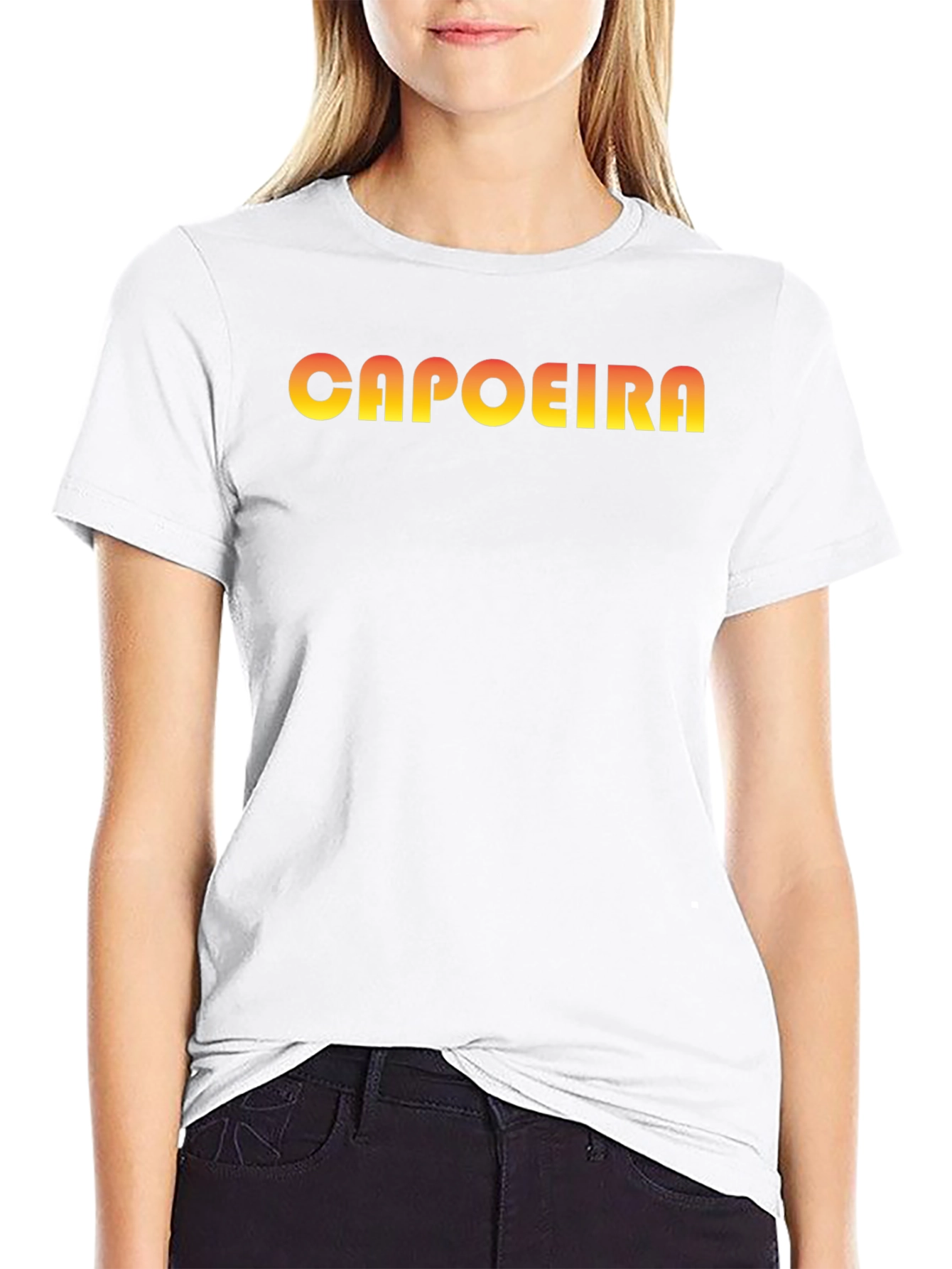 Capoeira Graphic Tee - Black Cotton T-Shirt