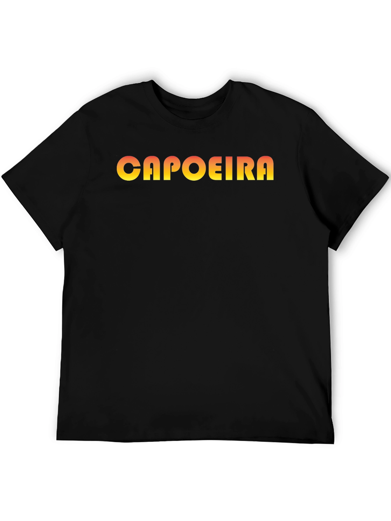 Capoeira Graphic Tee - Black Cotton T-Shirt