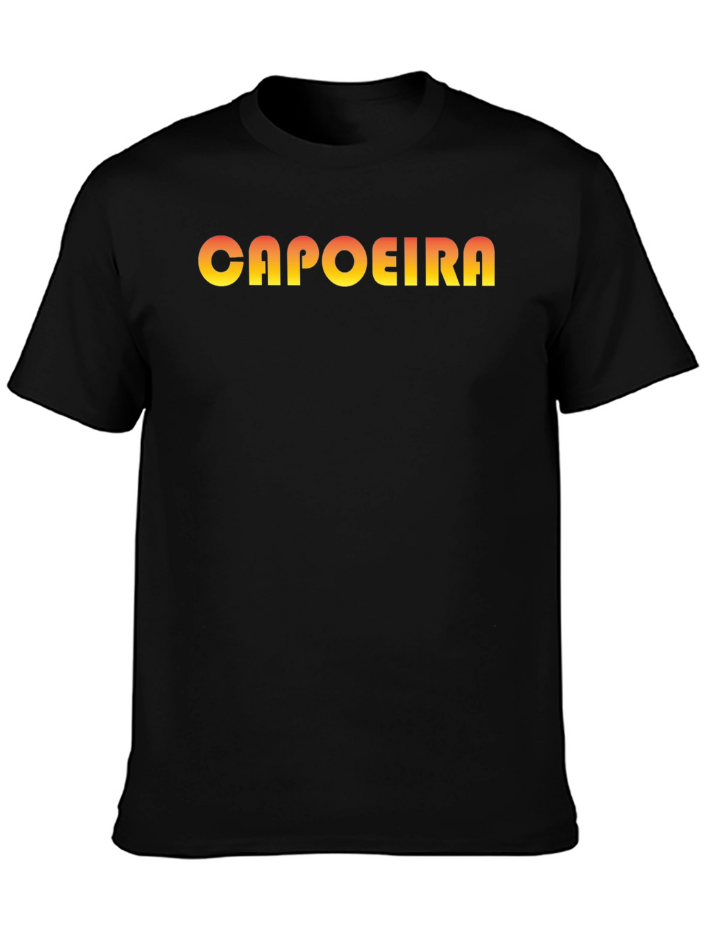 Capoeira Graphic Tee - Black Cotton T-Shirt
