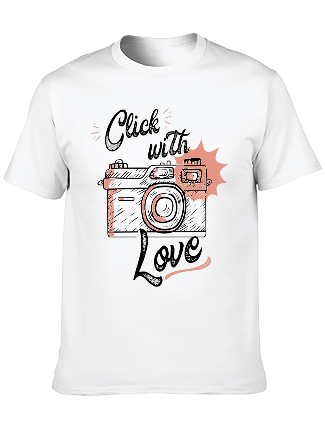 Click with Love T-Shirt - Camera Design