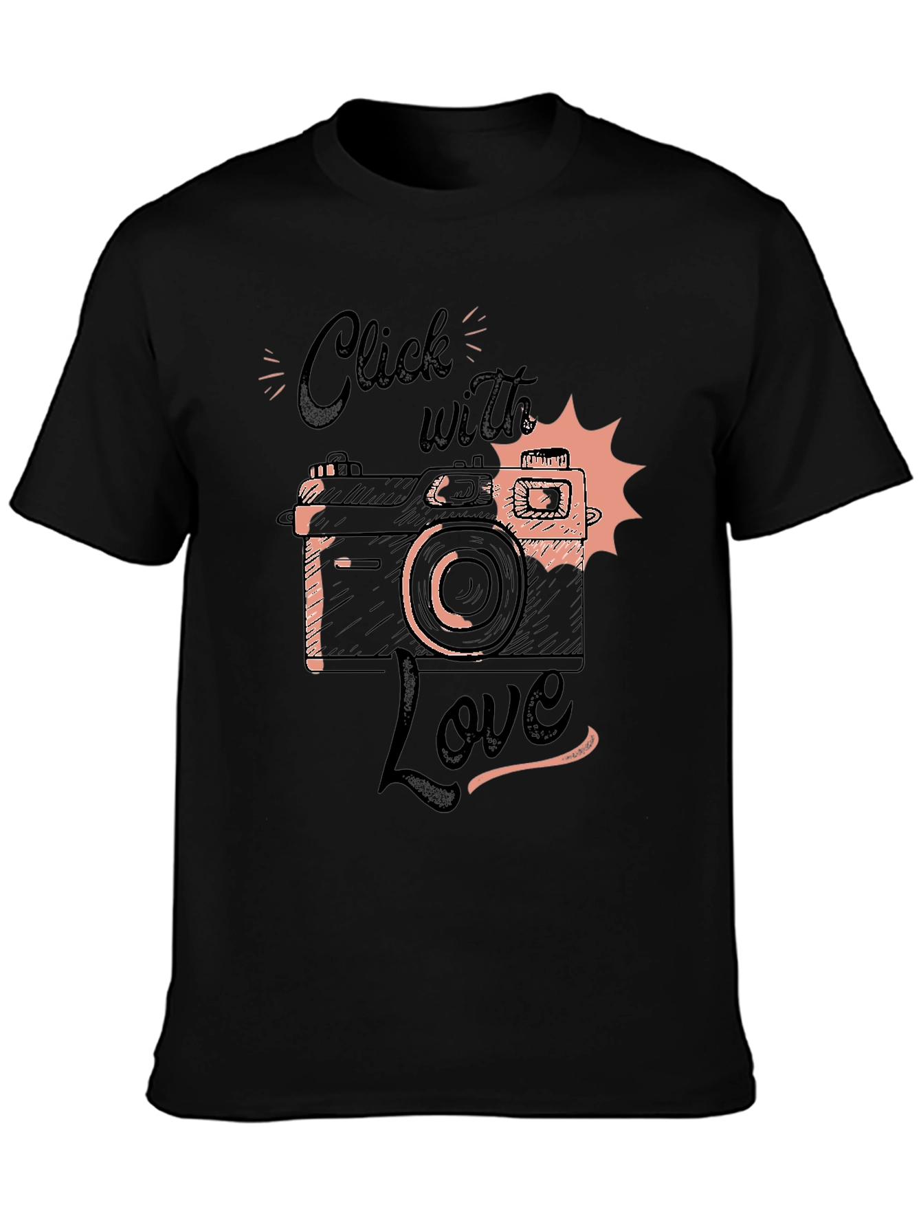 Click with Love T-Shirt - Camera Design