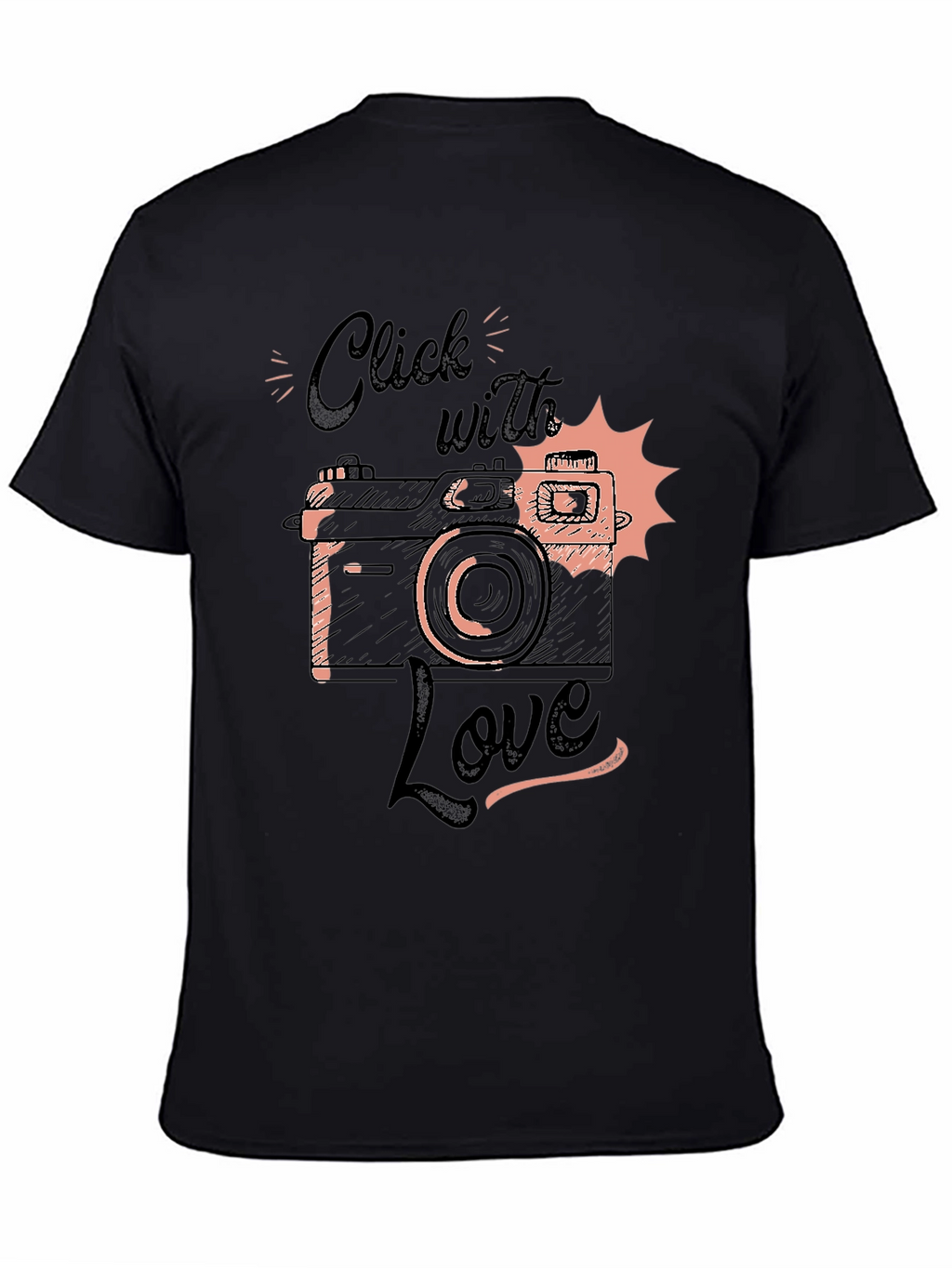 Click with Love T-Shirt - Camera Design