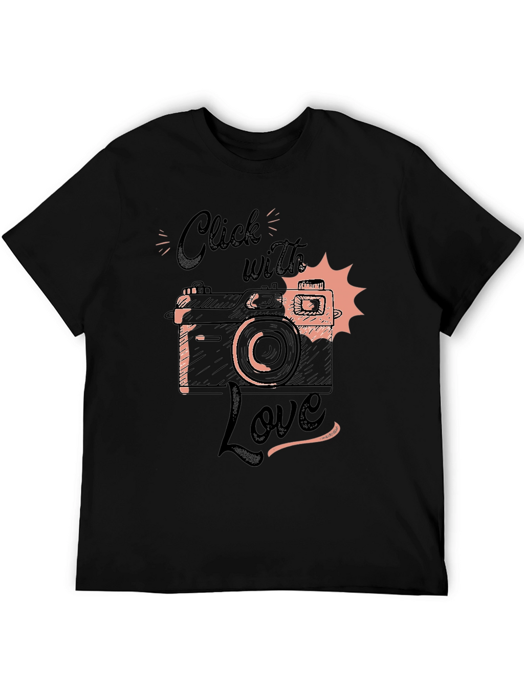 Click with Love T-Shirt - Camera Design