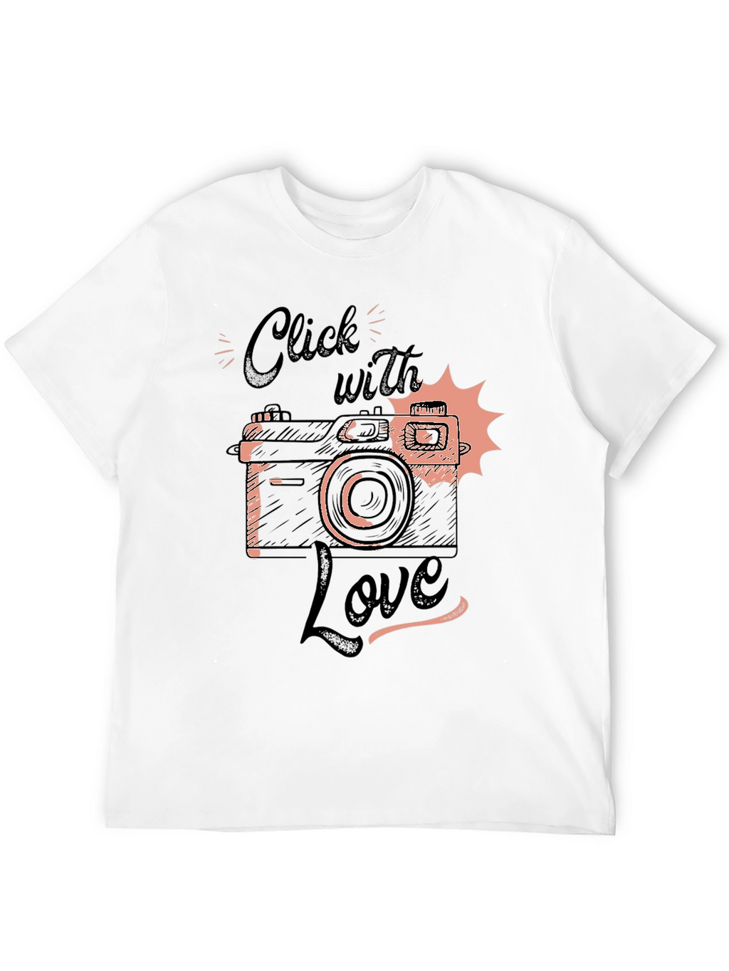 Click with Love T-Shirt - Camera Design